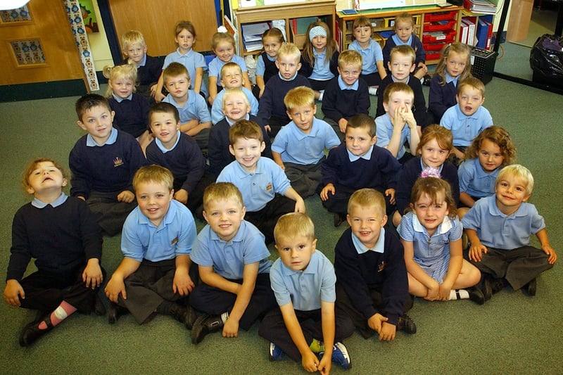 Can you believe it was 16 years ago? It was and here are the new starters at Kingsley Primary School from 2005.
