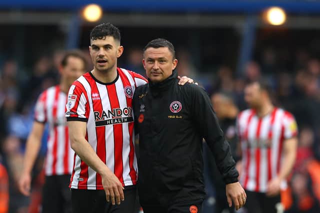 Sheffield United manager Paul Heckingbottom works closely with defender such as John Egan: Matthew Lewis/Getty Images