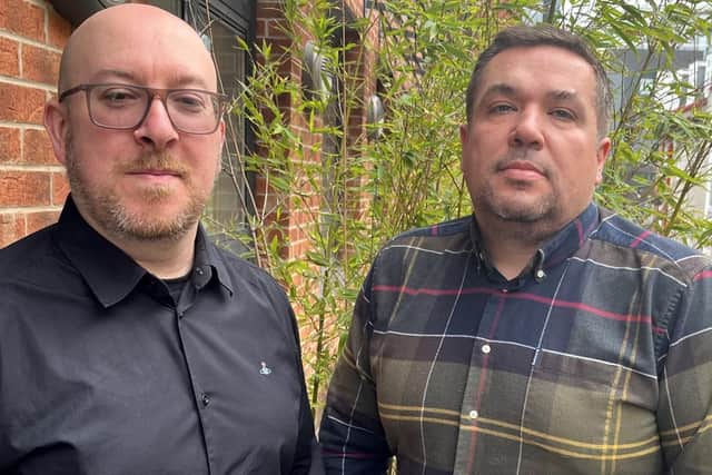 Objective Creative and Digital Director Carl Richardson (left) and Managing Director Dan Broadbent
