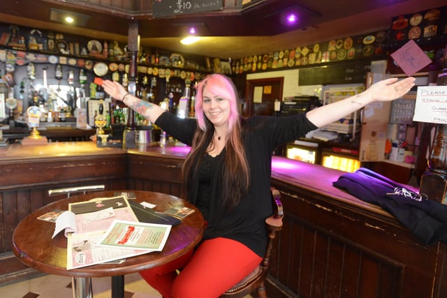 Nicole Richards held a charity 'slave auction' in aid of the Huntingtons Disease Association, at The Smugglers pub in 2014. Remember it?