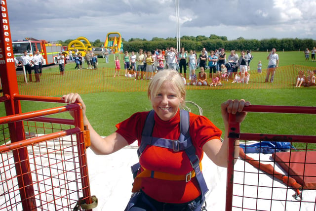 Stacy Sotheran was pictured on the day of a charity bungee jump for the Kay Smith Fun 13 years ago. Were you there?