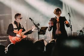 Pulp frontman, Jarvis Cocker, has made an onstage appearance in Sheffield with his former bandmate Richard Hawley in support of The Leadmill.