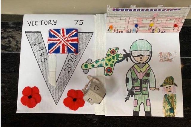 This wartime picture is by a pupil at Learning Ladders in Cleadon.