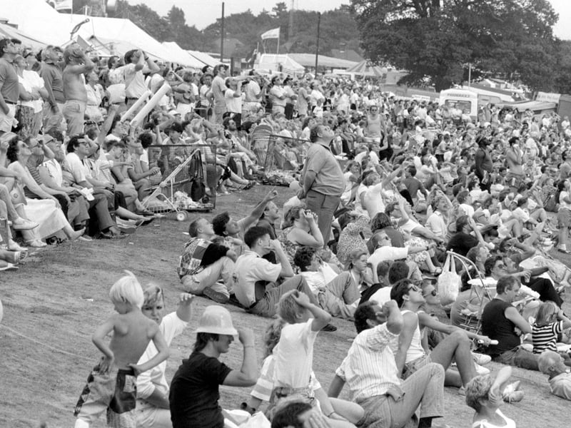 Huge crowds would gather to watch the many displays