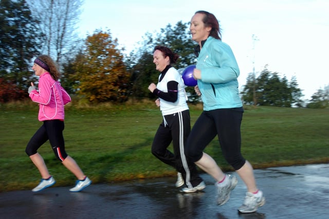 On the course at the Silksworth Sports Complex in 2012.