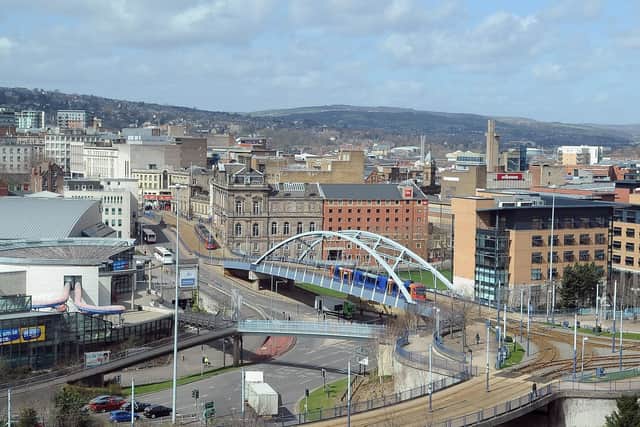 Sheffield has hundreds of Pagans and a few dozen Satanists, official Government data has revealed. File picture shows Sheffield city centre