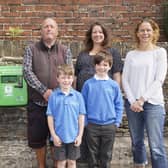 Ecclesall Parents Teachers Friends Association raised funds for two defibrillators at Ecclesall Primary School. 
Back row, from left: Emma Hardy, Andrew Moffatt, Natalie Offord and Melanie Bancroft.
Front row: Olivia and Felix Bancroft and Sam Offord. Picture Scott Merrylees