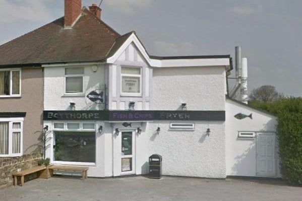 Scooping fourth place is Boythorpe Fryer. Visit this chippy at 138 Boythorpe Road, Chesterfield S40 2LR.