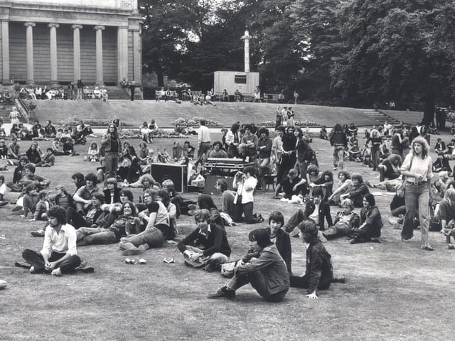 A rock festival at Sheffield's Weston Park on August 11, 1979.