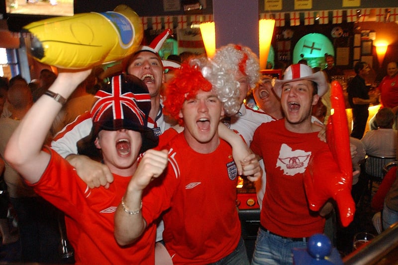 These loyal fans were in fine voice in their 2004 support for England.