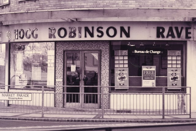 The Hogg Robinson travel shop in Market Parade, Havant, 1993. The News PP4822