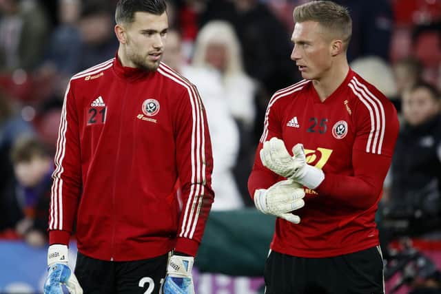 Sheffield United goalkeeper Simon Moore (right) is the Professional Footballers' Association's representative at Bramall Lane: Simon Bellis/Sportimage