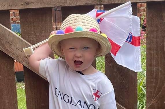 We love this little one's matchday outfit.