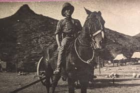 Sgt Major Robert L. Battersby in Afghanistan in 1919, during the Third Anglo-Afghan War.