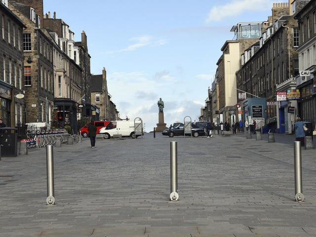 With businesses closed and many now working from home, Castle Street is missing it's usual hustle and bustle. Picture: Lisa Ferguson