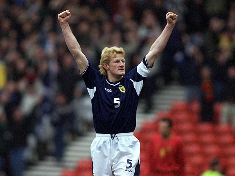 Nicknamed Braveheart, the Blackburn Rovers centre-back inspired Scotland to qualify for both Euro 96 and the World Cup in 1998 as skipper. Continued to represent the national team until 2001. Retired at Blackpool in 2003 following stints with Rangers, Coventry City, Bolton Wanderers, and Preston North End. Had short managerial spells with Clyde and Blackpool, but moved away from management in 2008. A frequent guest speaker at events across Scotland, his son Callum is a regular for Motherwell.