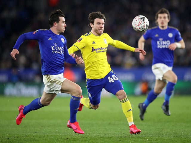 An experienced head comes in to partner Balogh, in the shape of new recruit Scott Hogan. He's in on loan from Aston Villa. (Photo by Alex Pantling/Getty Images)