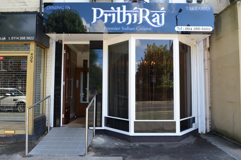 Prithiraj, on Ecclesall Road, in Sharrow, is rated 4.4 on Google, with 435 customer reviews. One customer said: "Exceptional food paired with outstanding service - our server guided us through the menu with recommendations. The restaurant's tranquil ambiance added to the overall wonderful experience."
