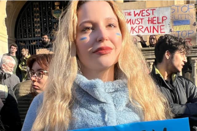 Sheffield student Mariia Radova's parents are in hiding in Ukraine.
