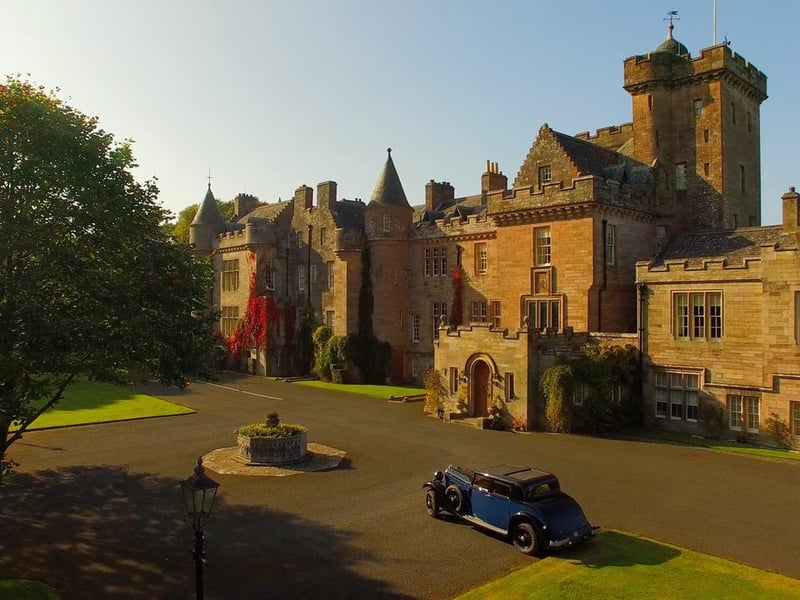 Glenapp Castle in Ballantrae comes in at a whopping 9.4 rating. Offering luxurious accommodation in 36 acres of gardens and woodland, the hotel dates back back to 1870. Take advantage of their gourmet 6-course dining, and indulgent afternoon tea.