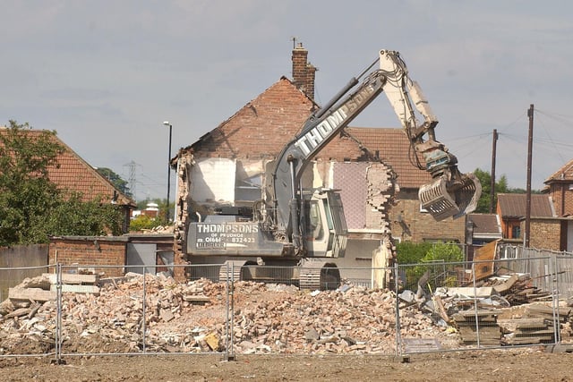 The bulldozers moved in on this Pennywell site in 2004.