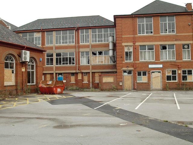Doncaster College Waterdale site. Vandalised and ready for demolition