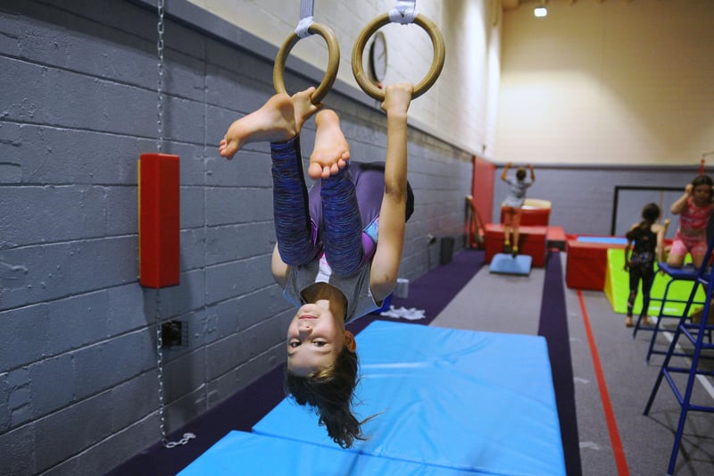 If you don't fancy doing anything at the summer gymnastics camp you can just enjoy hanging around for a while