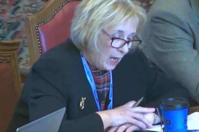Coun Gail Smith said that a report into serious failings at a Sheffield NHS trust were 'uncomfortable to read'