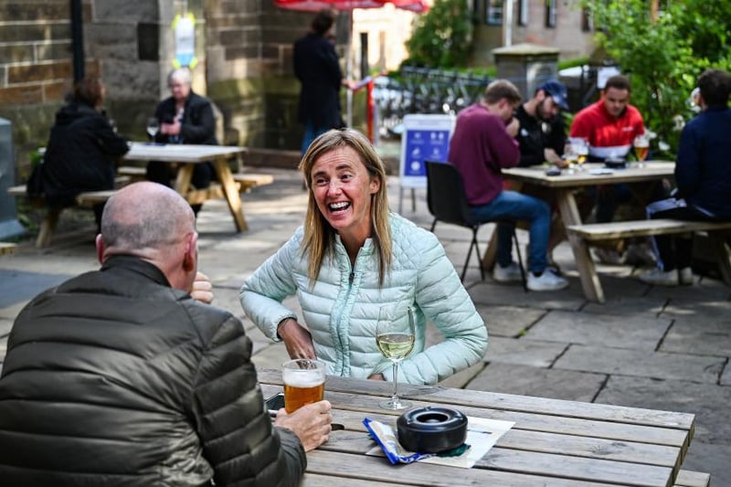 Cottiers is a great spot for a drink in Glasgow’s West End with them having a terrific beer garden. 