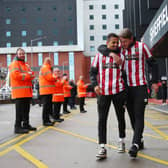 Iliman Ndiaye and Sander Berge (right) of Sheffield United: Paul Thomas /Sportimage