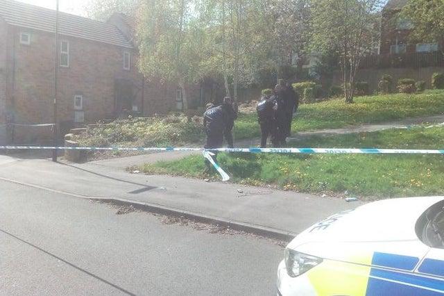 A 21-year-old was critically injured after he was shot in his chest in Grimesthorpe Road, Burngreave, at around 2.30pm on Thursday, April 16.
Witnesses described shots being fired from one car towards another.