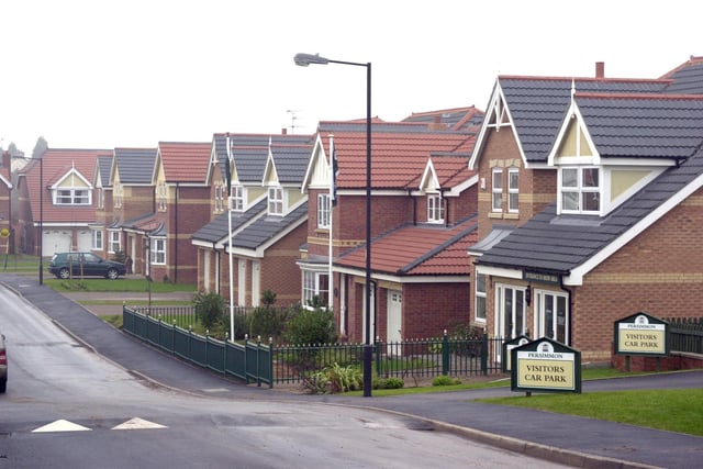 The Persimmon Homes estate between Blaxton and Finningley was finished