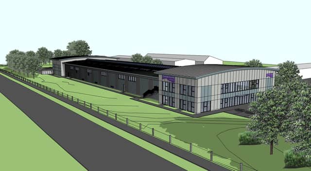 How the new Cademuir facility will look on the Tweedbank Industrial Estate.