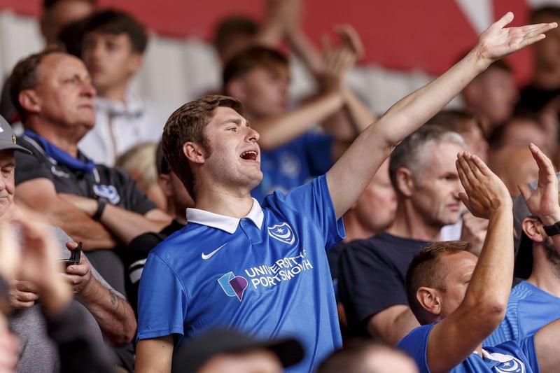 The Blues' supporters were in fine voice at Doncaster Rovers.  Picture: Daniel Chesterton/phcimages.com
