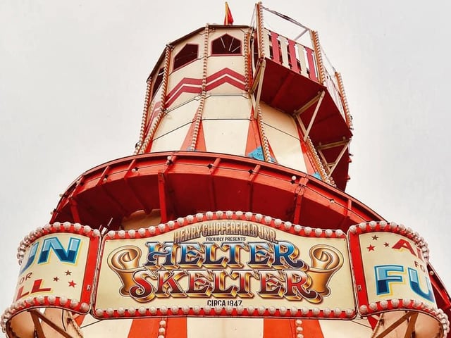 The Helter Skelter at the seafront as Sunderland Illuminations and Festival of Light returned.