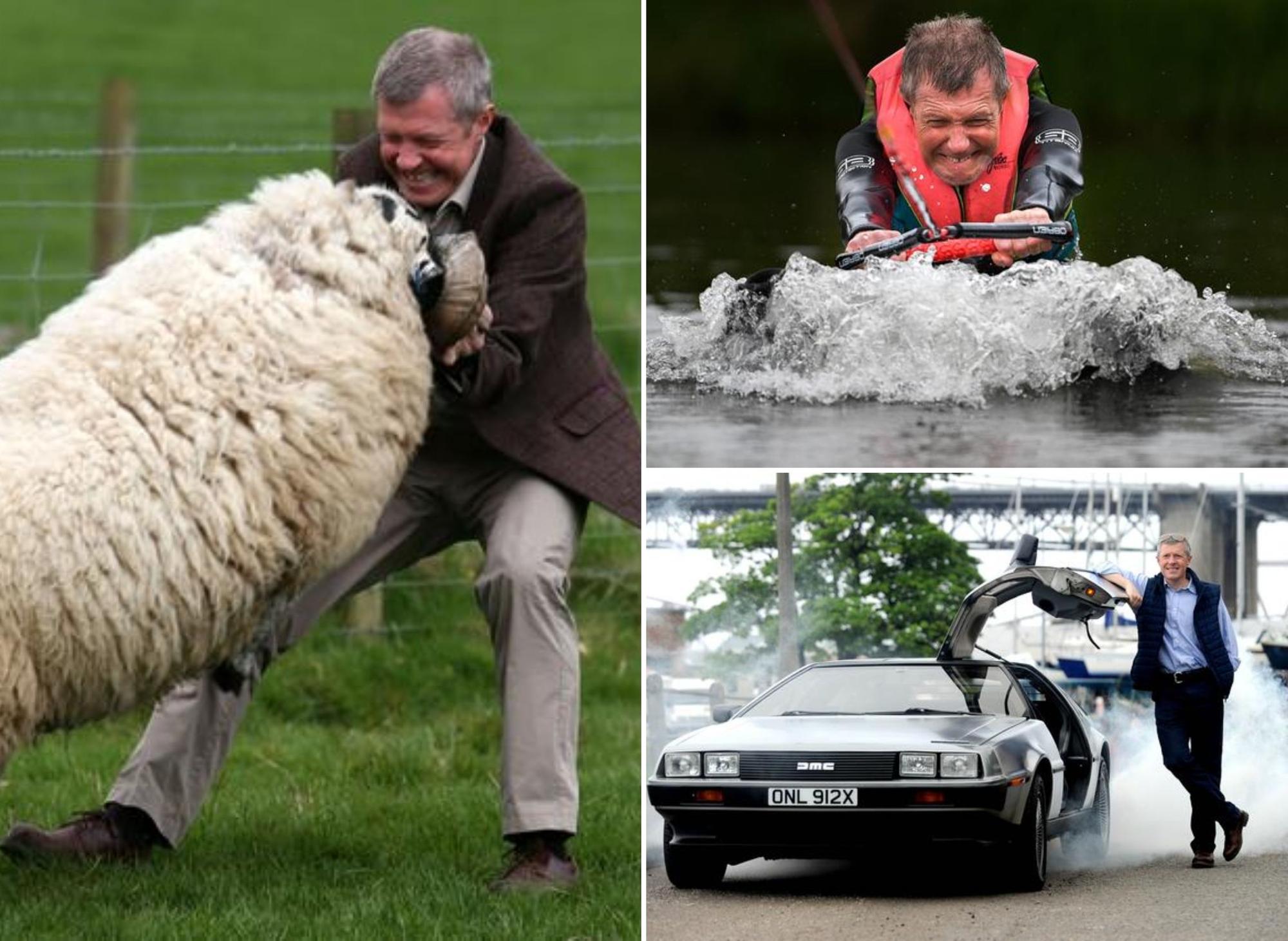 Here are our favourite of Willie Rennie's photo ops.