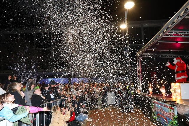 Switch on of the Christmas lights in Palmerston Road, Southsea. Picture: Chris Moorhouse (251121-51).
