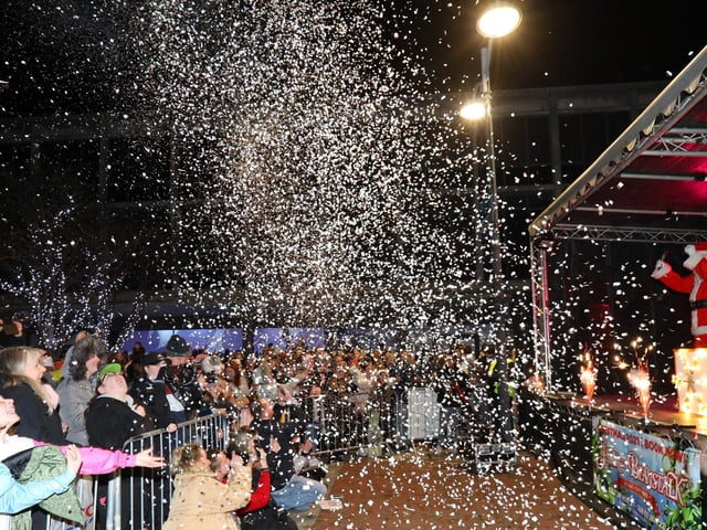 Switch on of the Christmas lights in Palmerston Road, Southsea. Picture: Chris Moorhouse (251121-51).