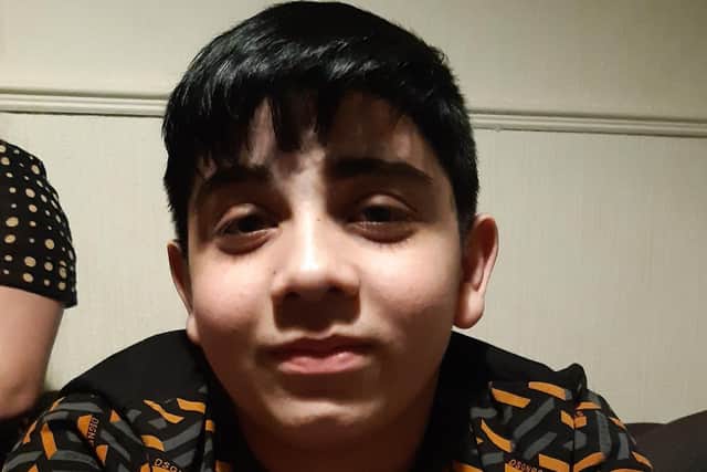 Aron, 13, has been missing since August 2. He was last seen in the Broom area of Rotherham.