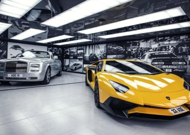 The car showroom