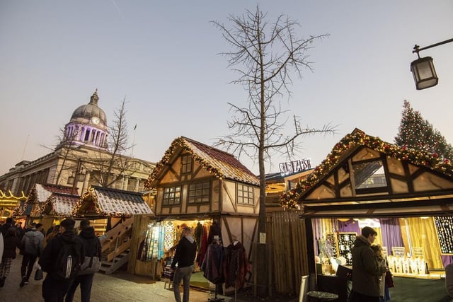 Why not pop on a Robin Hood Line train to Nottingham and soak up the festive atmosphere at the city's Christmas Market? It is open every day until New Year's Eve on the Old Market Square and features a host of traditional stalls, with a choice of gifts, crafts and speciality food.