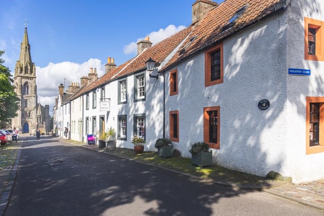 Sure to be popular with Outlander fans, this pretty Fife town is a former royal burgh and home to a palace.