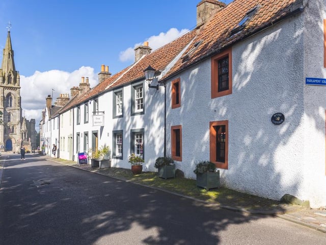 Sure to be popular with Outlander fans, this pretty Fife town is a former royal burgh and home to a palace.
