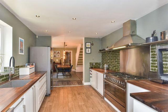 This 19th century five bedroom semi-detached family home is situated in close proximity to Wolverton Railway Station and boasts a wealth of character. The property features substantial accommodation arranged over four floors, with an additional first floor annex and a double garage. Property agent: Connells