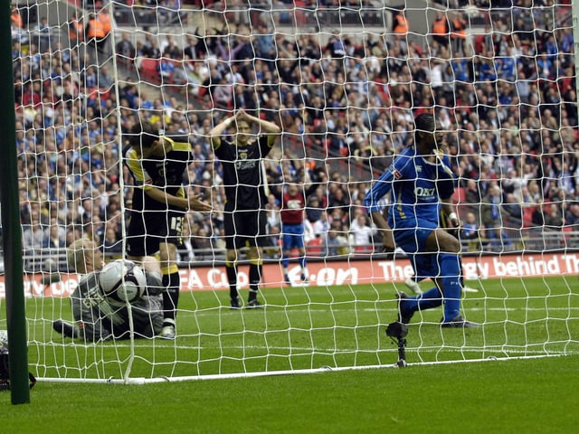 Match action from the final. Picture: Will Caddy