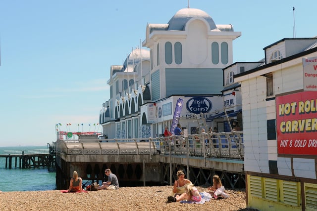 People flocked to Southsea seafront on Thursday, May 21 - the hottest day of the year. Picture: Sarah Standing (210520-8842)