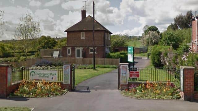 The dog owner was reportedly approached at the entrance to Richmond Park.