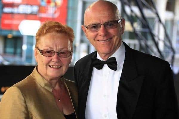 Brendan Ingle and his wife Alma