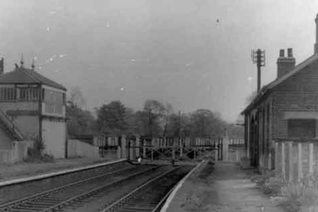 Grange Lane Station, in Shiregreen, Sheffield, pictured in around 1921. The station opened in June 1885 and closed in December 1953