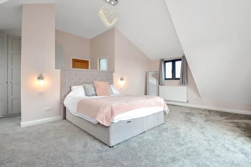 Here is another one of the bedrooms. This four bedroom house in Sea View Road, Drayton is on sale for £725,000.